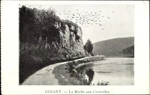 Ak Dinant Wallonien Namur, La Roche aux Corneilles