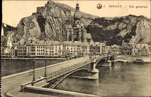 Ak Dinant Wallonien Namur, Vue generale