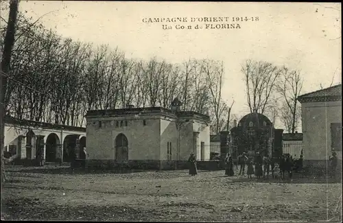 Ak Florina Griechenland, Un Coin de Florina, Ortsansicht, Campagne d'Orient 1914-1918