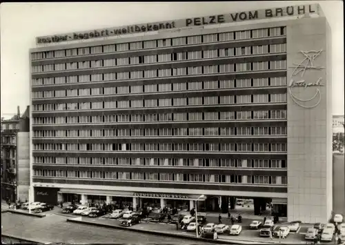 Ak Leipzig in Sachsen, Interpelz am Brühl, Hochhaus