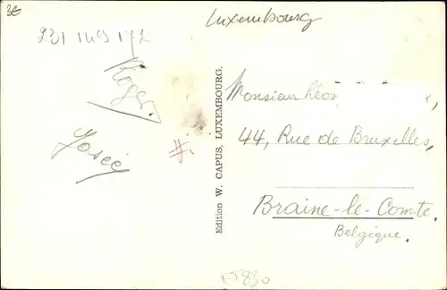 Ak Echternach Luxemburg, Panorama