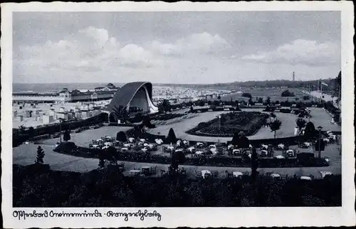 Ak Świnoujście Swinemünde Pommern, Blick auf den Konzertplatz