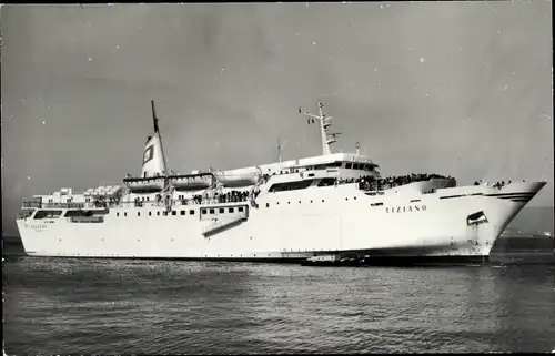 Foto Dampfer Tiziano, Fährschiff zwischen Italien und Kroatien