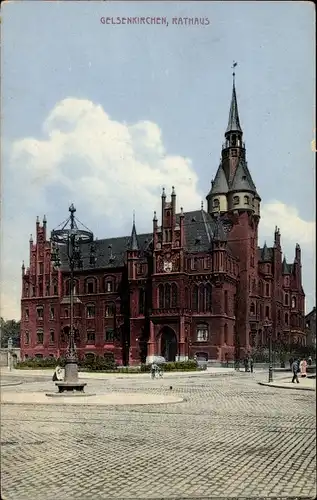 Ak Gelsenkirchen im Ruhrgebiet, Rathaus