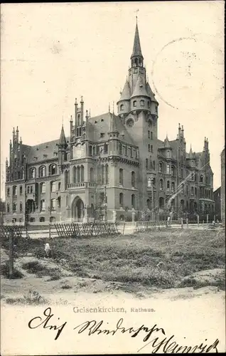 Ak Gelsenkirchen im Ruhrgebiet, Rathaus