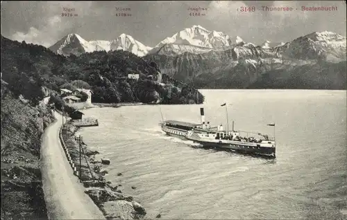 Ak Thunersee Kanton Bern, Beatenbucht