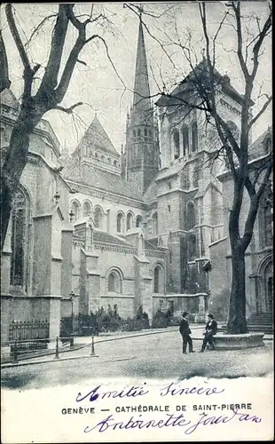 Ak Genève Genf Schweiz, Cathédrale de Saint Pierre