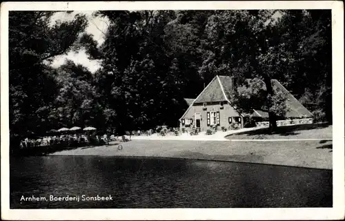 Ak Arnhem Gelderland Niederlande, Boerderij Sonsbeek