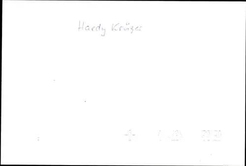 Ak Schauspieler Hardy Krüger, Portrait, Autogramm