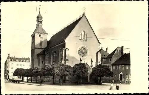 Foto Ak Bautzen in der Oberlausitz, Liebfrauenkirche, Steinstraße