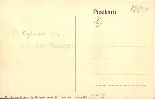 Ak Zittau in der Oberlausitz, Krematorium