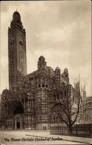 Ak London City England, Roman Catholic Cathedral