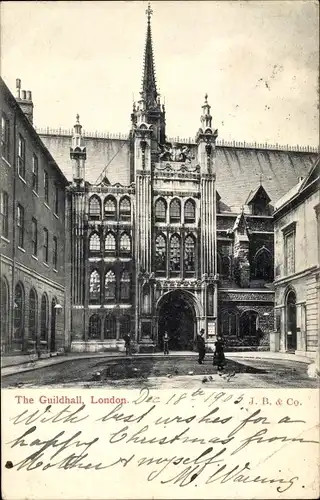 Ak London City England, The Guildhall