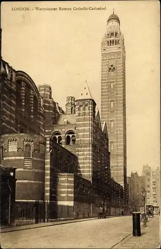 Ak City of Westminster London England, Roman Catholic Cathedral