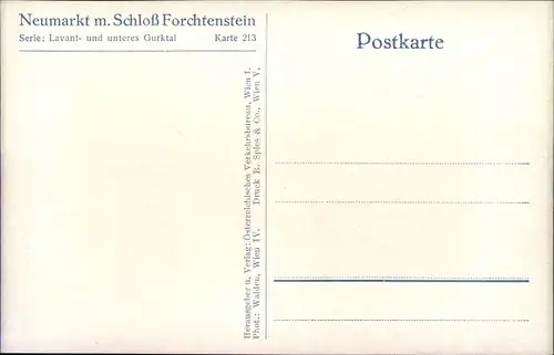 Ak Neumarkt in der Steiermark, Schloss Forchtenstein