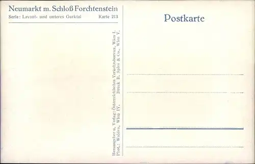 Ak Neumarkt in der Steiermark, Schloss Forchtenstein