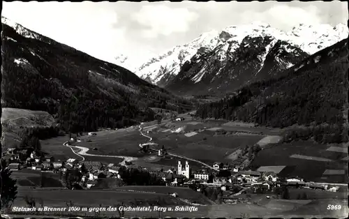 Ak Steinach am Brenner in Tirol, Gegen das Gschnitztal, Berg