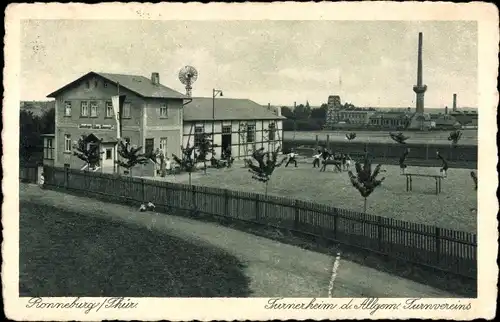 Ak Ronneburg in Thüringen, Turnerheim des Allgem. Turnvereins