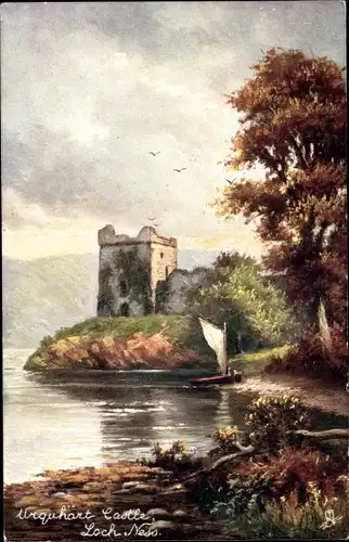 Ak Schottland, Loch Ness, Urquhart Castle