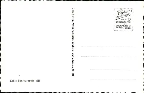 Ak Zell am See in Salzburg, Seilbahn, Panorama, Turm