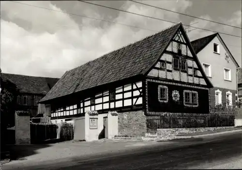 Foto Ak Reitzengeschwenda Drognitz in Thüringen, Heimatmuseum