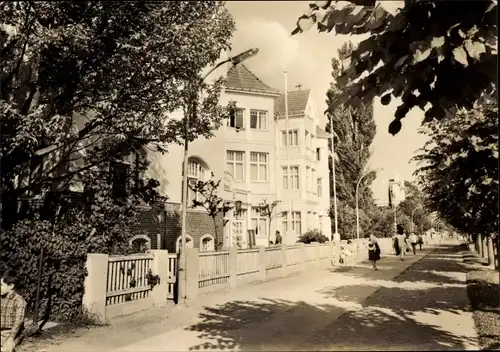 Ak Ostseebad Bansin Heringsdorf auf Usedom, FDGB Erholungsheim Aufbau