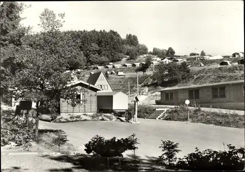 Ak Erlau Schleusingen in Thüringen, Campingplatz