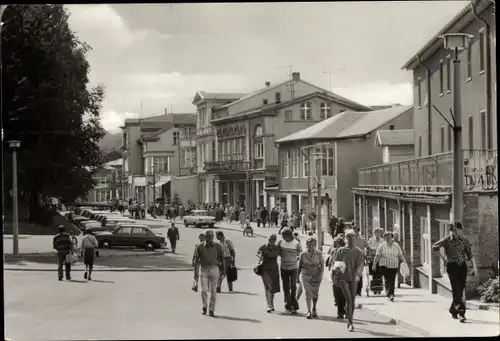 Ak Ostseebad Heringsdorf auf Usedom, Friedensstraße