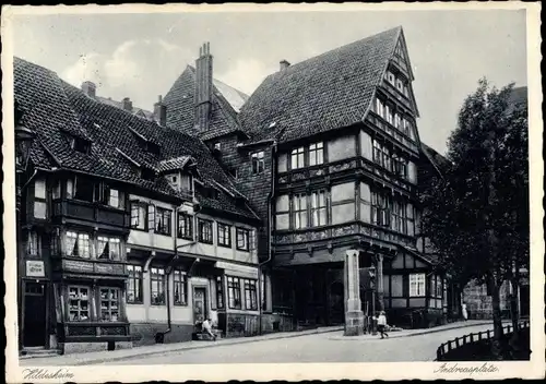 Ak Hildesheim in Niedersachsen, Andreasplatz