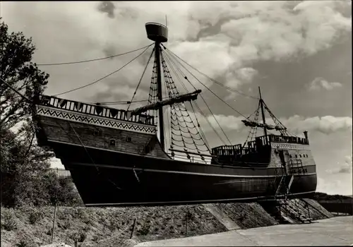 Ak Neu Mukran Sassnitz auf Rügen, Piratenschiff