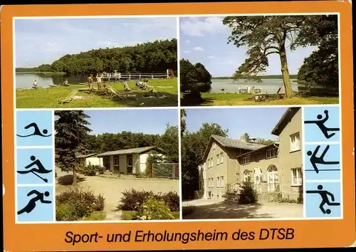 Ak Friedrichswalde Blankenberg in Mecklenburg, Sport- und Erholungsheim des DTSB