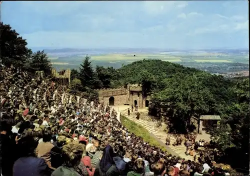 Ak Thale im Harz, Harzer Bergtheater, Sommerfestspiele Juni bis September, Zuschauer