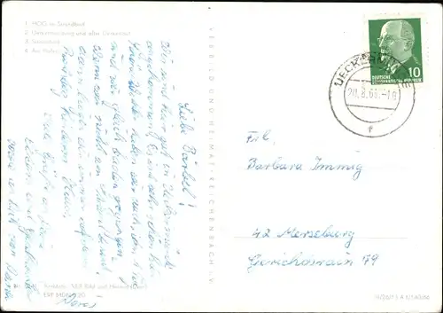 Ak Ueckermünde in Vorpommern, HOG im Strandbad, Am Hafen