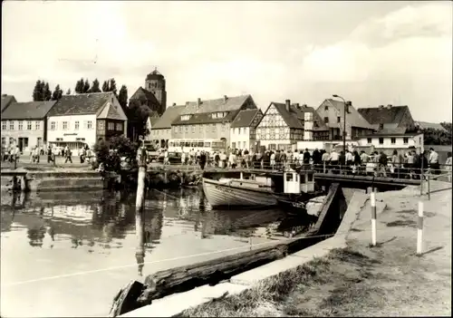 Ak Wolgast in Mecklenburg Vorpommern, Am Hafen