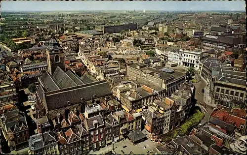 Ak Utrecht Niederlande, Luftbild der Stadt