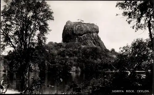 Ak Sri Lanka Ceylon, Sigiriya Rock, Felsen