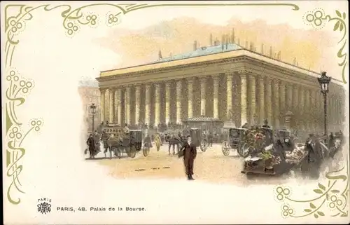 Litho Paris II., Palais de la Bourse