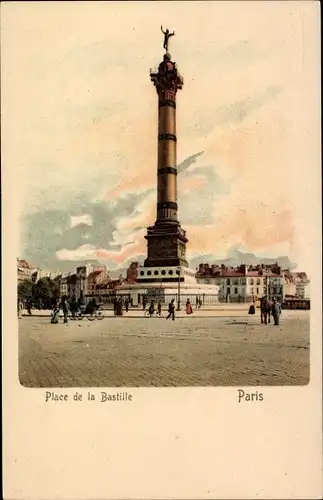 Ak Paris IV., Place de la Bastille