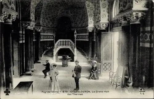 Ak Châtel Guyon Puy de Dôme, Le Grand Hall des Thermes