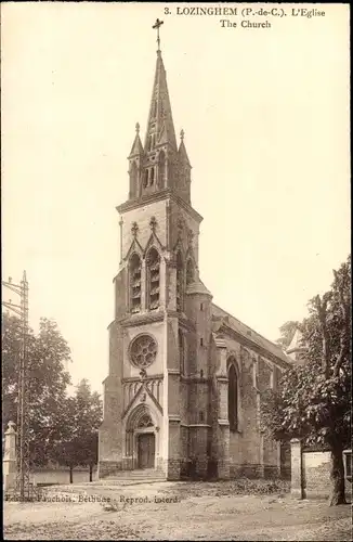 Ak Lozinghem Pas de Calais, L'Eglise