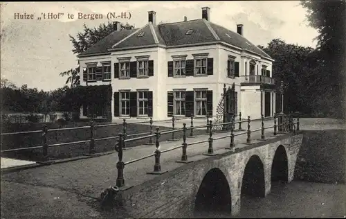 Ak Bergen Nordholland Niederlande, Huize 't Hof