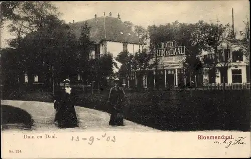 Ak Bloemendaal Nordholland Niederlande, Hotel Duin en Daal