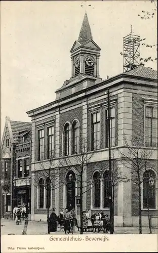 Ak Beverwijk Nordholland Niederlande, Gemeentehuis