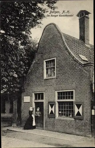 Ak Bergen Nordholland Niederlande, De Berger Kunsthandel