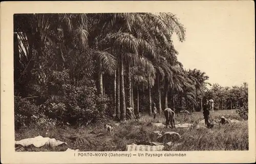 Ak Porto Novo Dahomey Benin, Un Paysage dahomeen