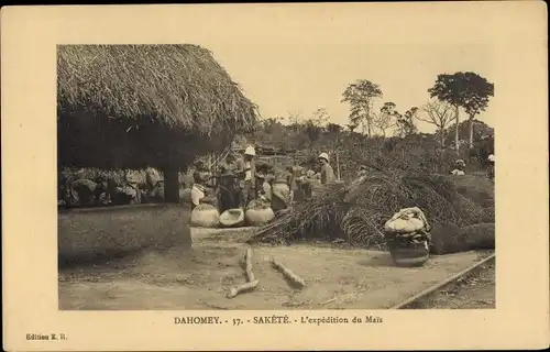 Ak Sakete Dahomey Benin, L'Expedition du Mais