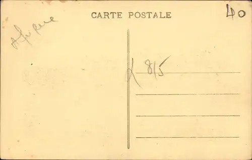 Ak Dahomey Benin, Inondations de Cotonou 1925, Le village indigène, Wasser, Häuser