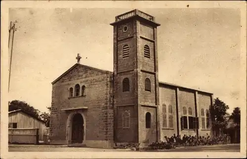 Ak Cotonou Dahomey Benin, Le Temple protestant