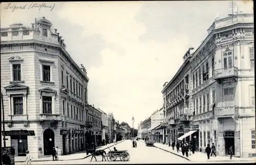 Ak Beograd Belgrad Serbien, Prince Michael Street