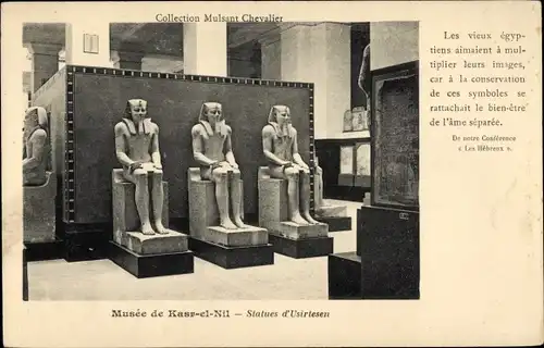 Ak Museum von Kasf el Nil, Statuen des Osiris